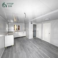 Rumah Kontainer 10ft 20ft 30ft 40ft, Rumah Ekspansi, Rumah Modular Portabel Lipat dengan Dapur dan Kamar Mandi, Cottage Dijual