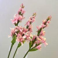 Bunga Tuberose Sutra Buatan LO-992 High-End 87cm, Tangkai Bunga Palsu untuk Dekorasi Ruang Tamu, Lantai, Rumah, dan Hotel