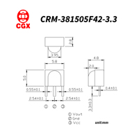 Module récepteur infrarouge IR CRM-381505F42-3.3 avec haute immunité Wi-Fi 940nm pour télécommande TV, VTR, audio, climatiseur CGX