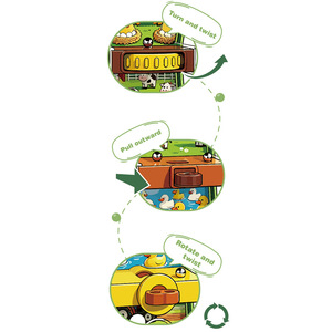 Farm Adventure Puzzle Tower CJ8838-1A Juego de laberinto de bolas de acero para niños de 5 a 7 años, juguete educativo unisex - Product Image 3