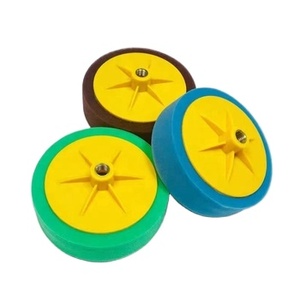 ฟองน้ำขัดเงารถยนต์ M16 สีน้ำเงิน ขนาด 6 นิ้ว ความหยาบ 3000/2000/1500 แบบถอดเร็ว สำหรับขัดแบบเปียก ง่ายต่อการเปลี่ยนแผ่นรอง - Product Image 4