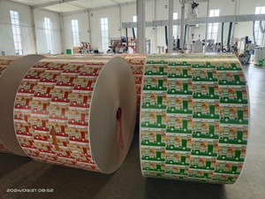 Good Looking High-Quality Custom Logo Pattern Printing Milk Carton Paper <b>Roll</b> Attractive Paper Packaging Milk Carton. - Product Image 3