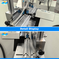 Machine à découper les profilés PVC pour la fabrication de fenêtres et de portes, pour profilés de fenêtres à battants, coulissantes, à persiennes et de moulures de vitrage UPVC