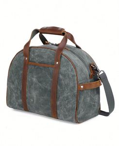 Sac de voyage en toile cirée de haute qualité, extensible, écologique, personnalisable, léger et souple pour le camping masculin, en coton, transparent - Product Image 4