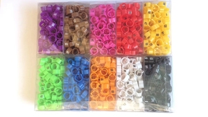 Bagues de patte de <span class=keywords><strong>pigeon</strong></span> numérotées de 1 à 100, diamètre 9 mm - Product Image 5