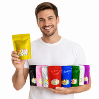 Pochette Doypack BOPP Colorée avec Fermeture Éclair et Fenêtre Ovale, Emballage Alimentaire Anti-humidité pour Noix, Snacks, Bonbons - Faible MOQ
