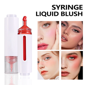 Fard à joues <span class=keywords><strong>liquide</strong></span> en seringue à pression, 15 ml, longue tenue, avec logo personnalisé, pigment naturel intense, fini naturel, marque privée - Product Image 4