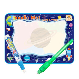 Детская портативная доска для рисования, бумажное цветное одеяло для письма, граффити, светящаяся ручка, декомпрессионная игрушка для пластика - Product Image 2