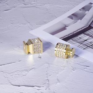 Pommeau de meuble en verre et cristal diamant, luxe, 1 pièce, poignée de meuble - Product Image 5