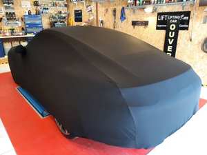 Housse <span class=keywords><strong>de</strong></span> voiture en Satin, <span class=keywords><strong>toile</strong></span> extensible universelle, <span class=keywords><strong>pour</strong></span> <span class=keywords><strong>Garage</strong></span>, Kit abri <span class=keywords><strong>Auto</strong></span> waffle, accessoires <span class=keywords><strong>Auto</strong></span> - Product Image 5