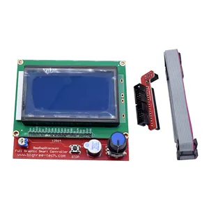 LCD 3D Imprimante 12864 Contrôleur intelligent d'affichage à CRISTAUX LIQUIDES D'affichage De 3D Contrôleur D'imprimante + Adaptateur Pour RAMPES 1.4 Reprap Pièces Prusa i3