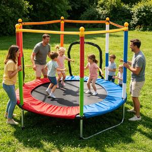PPEN4-<span class=keywords><strong>Corral</strong></span> de juegos para bebés, Valla DE SEGURIDAD plegable de plástico para niños, corralito extra grande con alfombrilla - Product Image 3