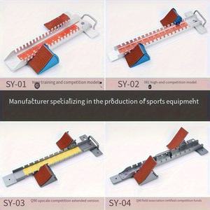 Attrezzature per la corsa sul campo del dispositivo di partenza in alluminio per le competizioni internazionali per l'intrattenimento sportivo in alluminio - Product Image 4