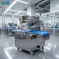 Nouvelle machine à déposer les biscuits bicolores ZL-CO600D avec PLC et servomoteur, machine à biscuits à large bande transporteuse, buse personnalisable, équipement de boulangerie