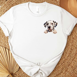 9 autocollants thermocollants en vinyle motif <span class=keywords><strong>chien</strong></span> mignon qui fait la curieuse pour T-shirts, sweats à capuche et projets DIY - Product Image 4