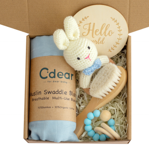 Venta al por mayor de Cajas de Regalo de 0 a 3 años con edredón de bebé <span class=keywords><strong>mordedor</strong></span> de seguridad para bebé juguetes para masticar - Product Image 4