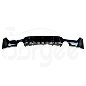 Lèvre de diffuseur de pare-chocs arrière double face en fibre de carbone ABS style MP pour <span class=keywords><strong>BMW</strong></span> Série 4 F32 2013-2019 Accessoire de réglage - Product Image 1