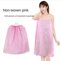 Rok Mandi Sekali Pakai Tipis Ringan dan Bernapas, Bahan Non-Woven, Daya Serap Tinggi untuk Salon Kecantikan dan Terapi Uap