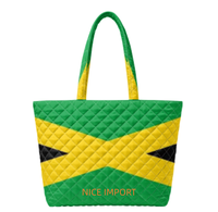 Sac fourre-tout matelassé avec drapeau du Honduras, sacs à main de travail pour femmes, sacs fourre-tout légers à ouverture supérieure pour les voyages, l'université et la plage