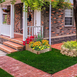 5层蔬菜种植花园地块室外方形木制凸起花园床 - Product Image 6