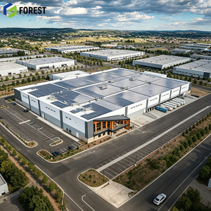 Prefabricated Steel Structure Warehouse Manufacturing Plant Corrosion Resistant Bolted Connection Solution - Product Image 1