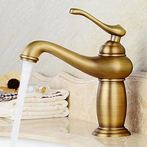 <span class=keywords><strong>Precio</strong></span> inferior Oriente Medio Baño clásico Bronce Latón Porcelana antigua <span class=keywords><strong>Grifo</strong></span> de lavabo con manija de porcelana de cerámica Cubierta de base - Product Image 3