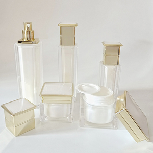 ขวดเปล่าพลาสติกใส30ก. 50ก. 30มล. 50มล. 100มล. ขวดโลชั่นชุดกระปุกครีมตาฝาครอบแบบกำหนดเอง - Product Image 4