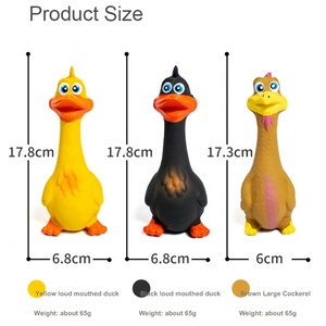 Eco Friendly Natural Latex Animal with Built in <strong>Squeaker</strong> for Teething Training Interactive Boredom Relief Pet <strong>Dog</strong> Chew <strong>Toy</strong> - Product Image 4