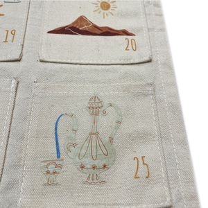 Thème d'aventure avec 30 poches spacieuses Bonbons et petits jouets Calendrier de l'Avent du Coran <span class=keywords><strong>vide</strong></span> - Product Image 5