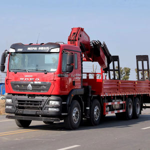 Pasokan pabrik truk kargo berat Sinotruk Howo 8x4 derek dipasang dengan Shenbai 25Ton derek bom Knuckle hidrolik untuk dijual - Product Image 2