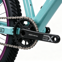 Vélo de montagne en aluminium de 26 pouces avec une seule vitesse et amortissement pour le dirt jump freestyle