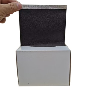 Feuilles d'aluminium gaufrées noires pour salon de coiffure, 5 x 11 pouces, pour balayage et décoloration - Product Image 1