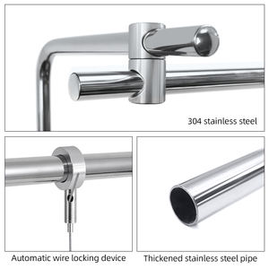 WEEKAQUA Support de suspension de lumière d'<span class=keywords><strong>aquarium</strong></span> en acier inoxydable DJ-H-H90 Support de réservoir d'<span class=keywords><strong>aquarium</strong></span> de 40 gallons - Product Image 4