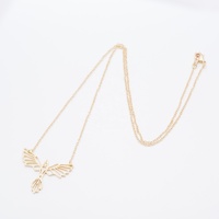 Colliers Origami Phoenix à breloque pour femmes et hommes, bijoux personnalisés, pendentif en filigrane