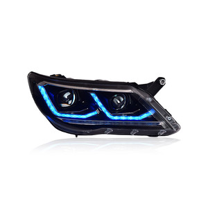 Feux de voiture pour <span class=keywords><strong>Tiguan</strong></span> Projecteur de phare LED Lentille 2009-2012 Animation DRL Signal dynamique Accessoires automobiles - Product Image 4