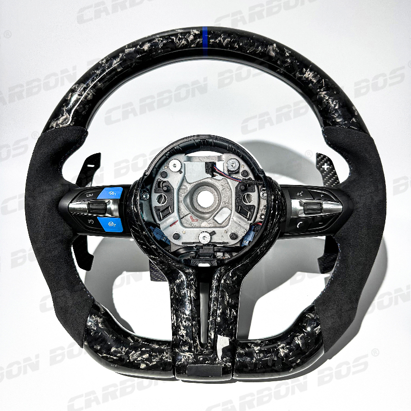 Для BMW F10 F25 F30 F32 F36 Кованое углеродное волокно для M3 M5 руль черные автомобильные аксессуары с Alcantara старый Модернизированный Новый
