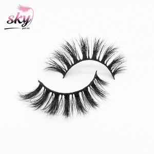 ソフトミンク用つけまつげ残酷無料再利用可能プレミアム3D/5D軽量ワイピーリアル防水ラグジュアリーナチュラル - Product Image 4