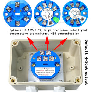 दीवार-लटकी तापमान ट्रांसमीटर pt100 आउटडोर ग्रीनहाउस फोटोवोल्टिक वाटरप्रूफ दीवार 4-20ma तापमान मॉड्यूल - Product Image 3