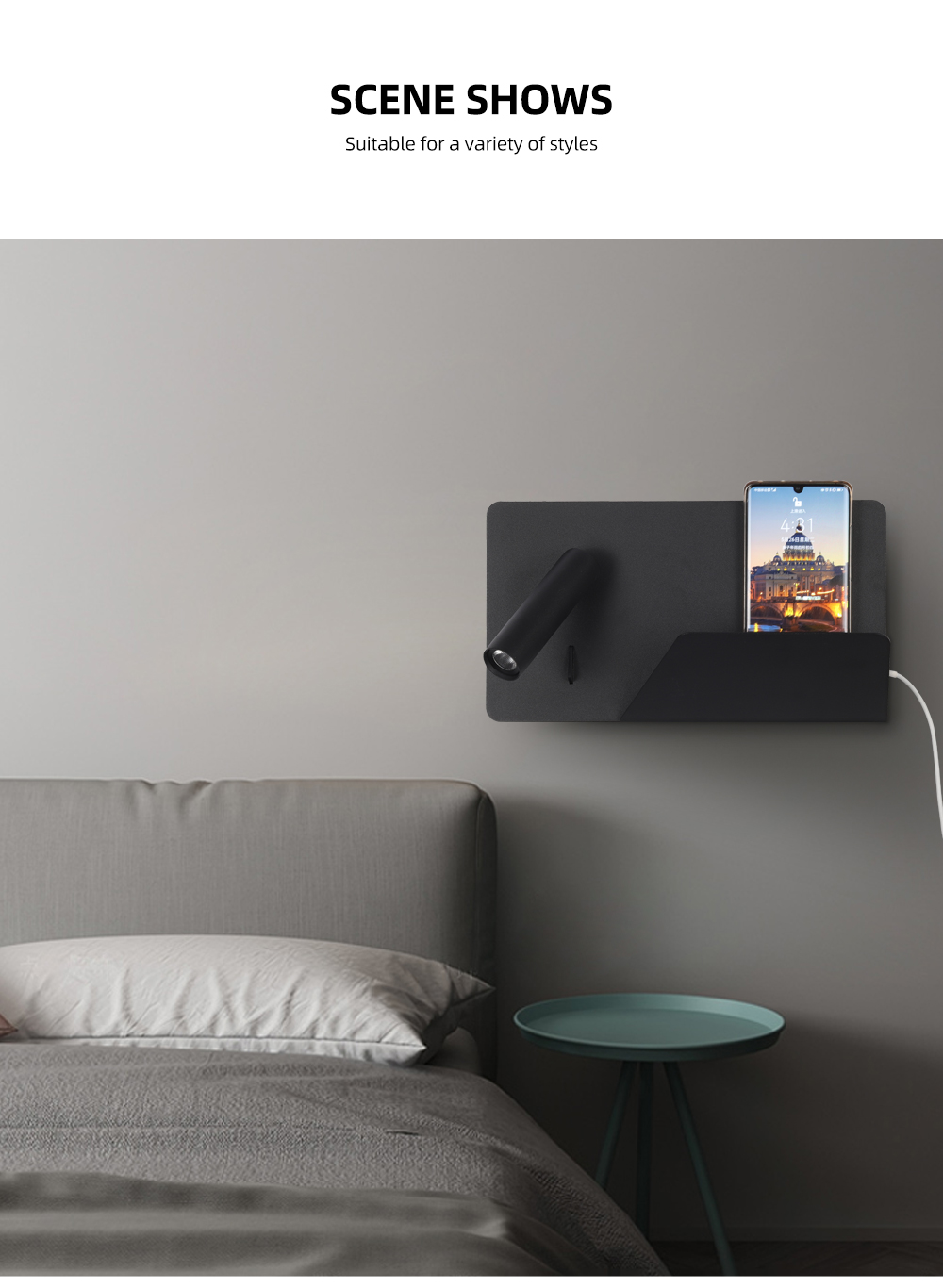 Nordic Minimalism Modern Wall Light Led Wall Lamp Wall Hanging Lighting Home Decor Living Room Bedside Indoor Hotel  Restaurant