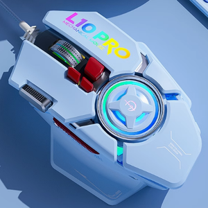 Mouse Gamer L10Pro com Design de Contrapeso Destacável, Ergonômico, 12800DPI, Teclas Programáveis, Função de Tecla Personalizada, 10 Botões, Retroiluminado RGB - Product Image 3
