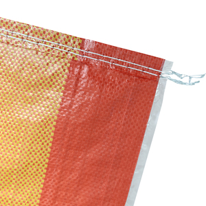 Sac tissé en PP vert vierge pour légumes et fruits 10kg-40kg avec logo personnalisé et cordon de serrage - Product Image 5