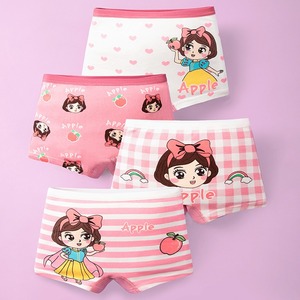 Calzones Tipo Bóxer de Algodón con Dibujos Animados para Niñas, Ropa Interior Transpirable de Verano <span class=keywords><strong>y</strong></span> Pantalones de Entrenamiento para Bebés - Product Image 3