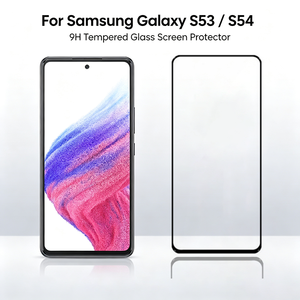 Protection d'écran en verre trempé 9H, couverture intégrale, colle intégrale, résistant aux rayures pour Samsung <span class=keywords><strong>a</strong></span> 54 <span class=keywords><strong>53</strong></span> - Product Image 5