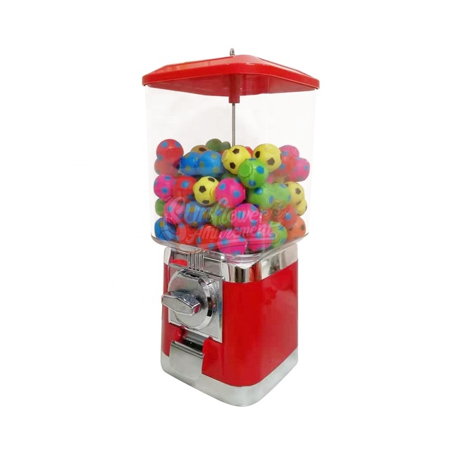 Amusement Mall Popular Kids Gumball Machine Candy Dispenser Capsule Toys Bouncy Ball Vending Machine