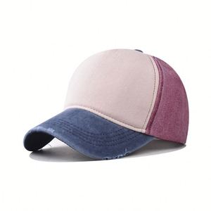 Casquette de baseball vintage en coton délavé avec logo personnalisé, boucle métallique sportive, pour hommes et femmes, étiquetée - Product Image 5