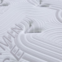 Matelas à ressorts ensachés en mousse à mémoire de forme Eurolux roulé Matelas lit super king queen taille unique Ult