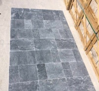 Dalles de pavés en marbre Bluestone 2026, motif français, finition lisse, pour sols intérieurs et extérieurs, finition vieillie, fabriqué en Turquie CEM-T-47