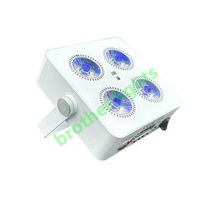 RGBWA UV 6IN1 4x18W Luz par inalámbrica alimentada por batería Wifi <span class=keywords><strong>DMX</strong></span> LED Uplight up Lights para eventos de teatro 10PCS + CASE - Product Image 5