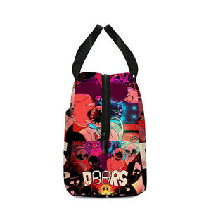 5 diseños puertas niños bolsa de almuerzo para la escuela dibujos animados Anime Ice Cooler bolsa de almuerzo para hombres Oficina señora con bolsa de teléfono - Product Image 6