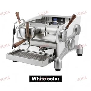 เครื่องชงกาแฟเอสเพรสโซ่กึ่งอัตโนมัติ VOKA ระดับเชิงพาณิชย์ ทำจากสแตนเลสสตีล พร้อมหม้อต้มคู่ ปั๊มโรตารี่ภายนอก ระบบควบคุมอุณหภูมิแบบ PID คู่ - Product Image 3